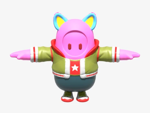 Andy Fangerson Fall Guy - Fortnite 3D Model