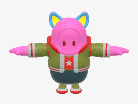 Andy Fangerson Fall Guy - Fortnite 3D Model
