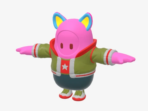 Andy Fangerson Fall Guy - Fortnite 3D Model