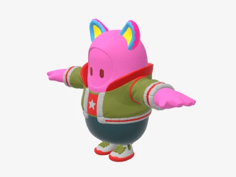 Andy Fangerson Fall Guy - Fortnite 3D Model