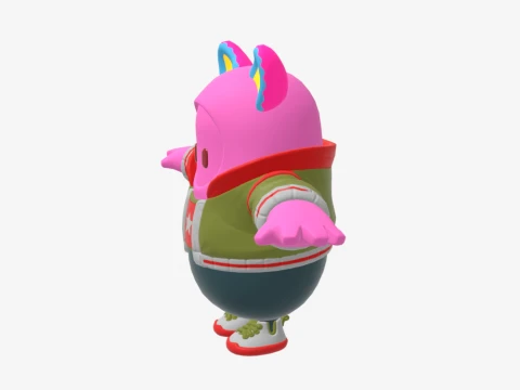 Andy Fangerson Fall Guy - Fortnite 3D Model