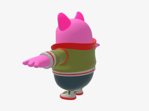 Andy Fangerson Fall Guy - Fortnite 3D Model