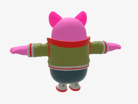 Andy Fangerson Fall Guy - Fortnite 3D Model