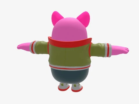 Andy Fangerson Fall Guy - Fortnite 3D Model
