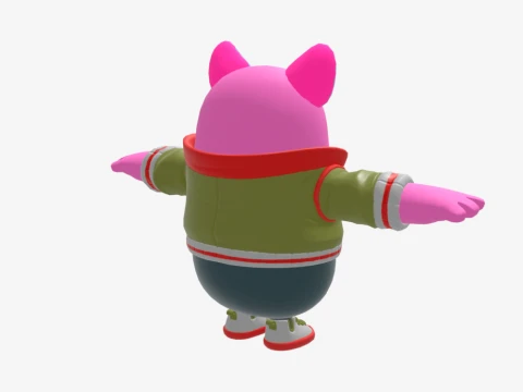 Andy Fangerson Fall Guy - Fortnite 3D Model