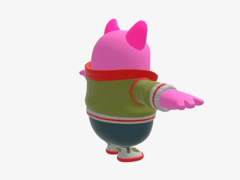 Andy Fangerson Fall Guy - Fortnite 3D Model