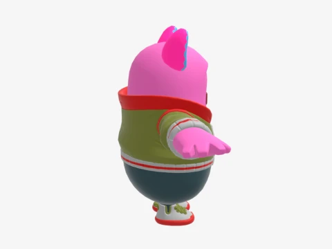 Andy Fangerson Fall Guy - Fortnite 3D Model