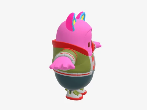 Andy Fangerson Fall Guy - Fortnite 3D Model