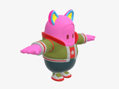 Andy Fangerson Fall Guy - Fortnite 3D Model