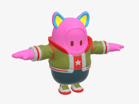 Andy Fangerson Fall Guy - Fortnite 3D Model