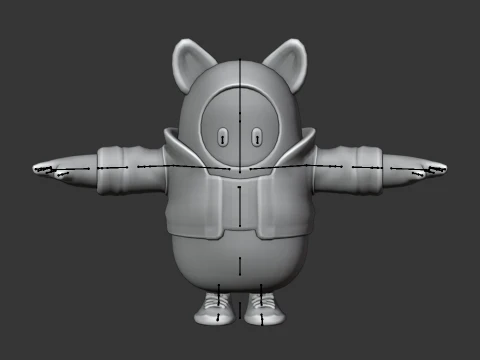 Andy Fangerson Fall Guy - Fortnite 3D Model