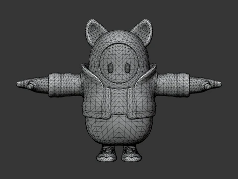 Andy Fangerson Fall Guy - Fortnite 3D Model