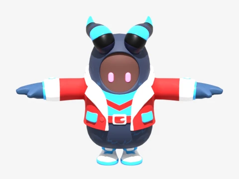 Krampus Fall Guy - Fortnite 3D Model