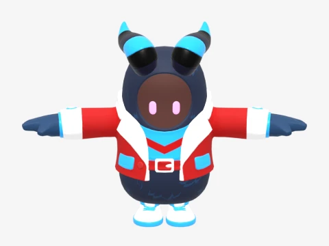 Krampus Fall Guy - Fortnite 3D Model