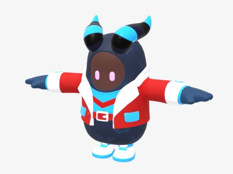 Krampus Fall Guy - Fortnite 3D Model
