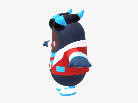 Krampus Fall Guy - Fortnite 3D Model