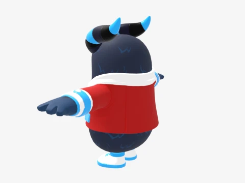 Krampus Fall Guy - Fortnite 3D Model