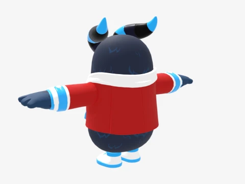 Krampus Fall Guy - Fortnite 3D Model