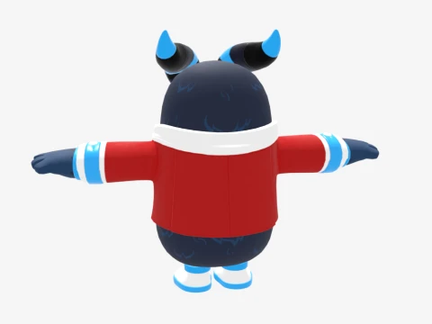 Krampus Fall Guy - Fortnite 3D Model