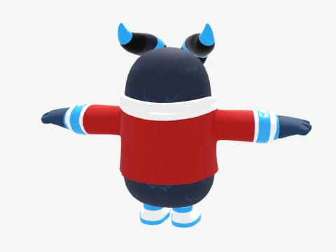 Krampus Fall Guy - Fortnite 3D Model