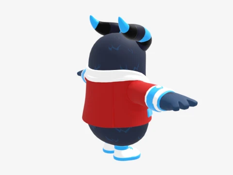 Krampus Fall Guy - Fortnite 3D Model