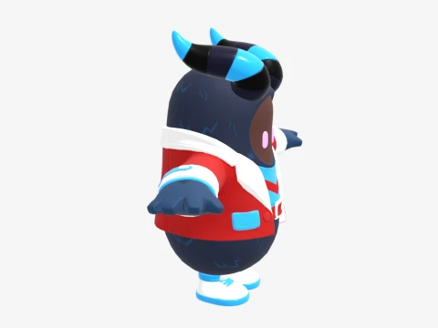 Krampus Fall Guy - Fortnite 3D Model