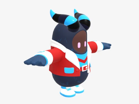 Krampus Fall Guy - Fortnite 3D Model