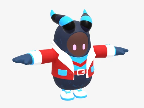 Krampus Fall Guy - Fortnite 3D Model