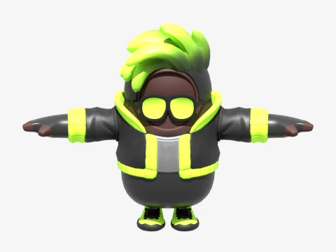 Scorpius Agent Fall Guy - Fortnite 3D Model