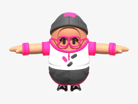 Juliet Fall Guy - Fortnite 3D Model