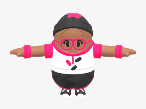 Juliet Fall Guy - Fortnite 3D Model