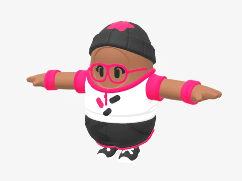 Juliet Fall Guy - Fortnite 3D Model