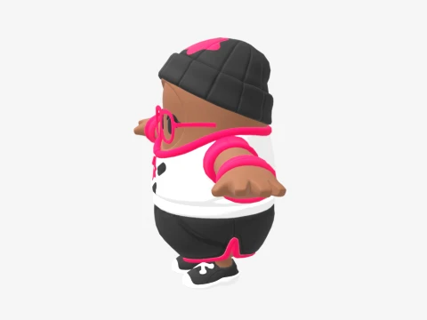 Juliet Fall Guy - Fortnite 3D Model