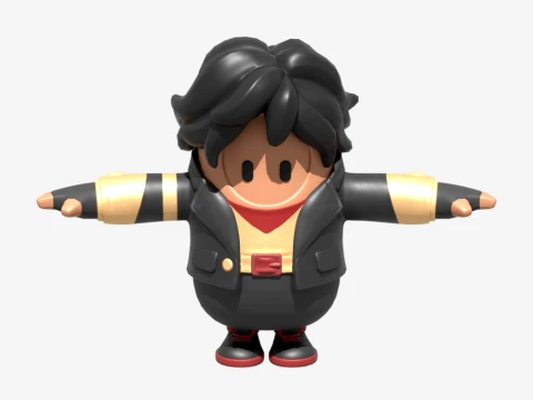 Minato Hakaru Fall Guy - Fortnite 3D Model