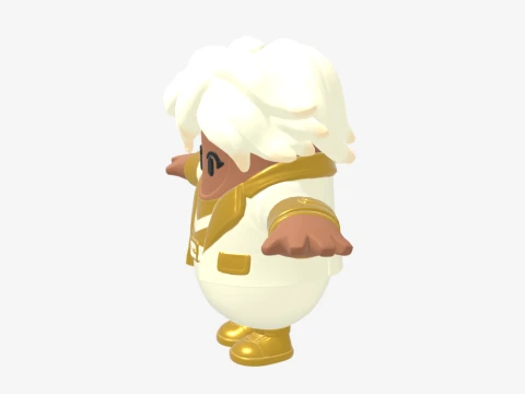 Aphrodite Fall Guy - Fortnite 3D Model