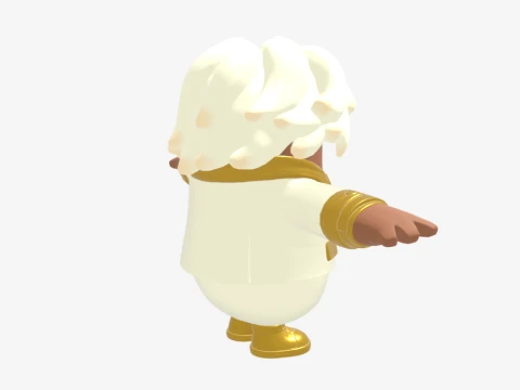 Aphrodite Fall Guy - Fortnite 3D Model