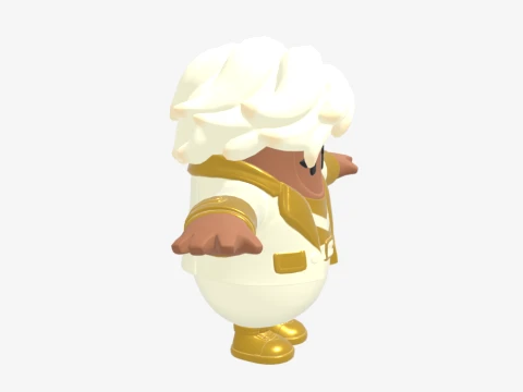 Aphrodite Fall Guy - Fortnite 3D Model