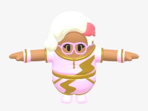 Heartseeker Aphrodite Fall Guy - Fortnite 3D Model