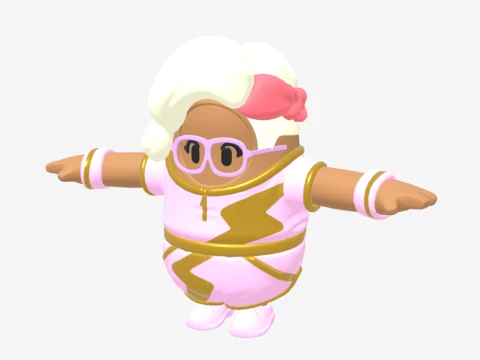 Heartseeker Aphrodite Fall Guy - Fortnite 3D Model