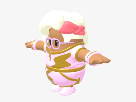 Heartseeker Aphrodite Fall Guy - Fortnite 3D Model
