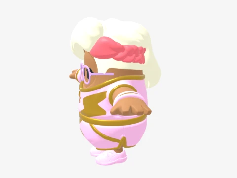 Heartseeker Aphrodite Fall Guy - Fortnite 3D Model