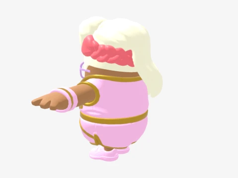 Heartseeker Aphrodite Fall Guy - Fortnite 3D Model