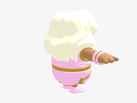 Heartseeker Aphrodite Fall Guy - Fortnite 3D Model