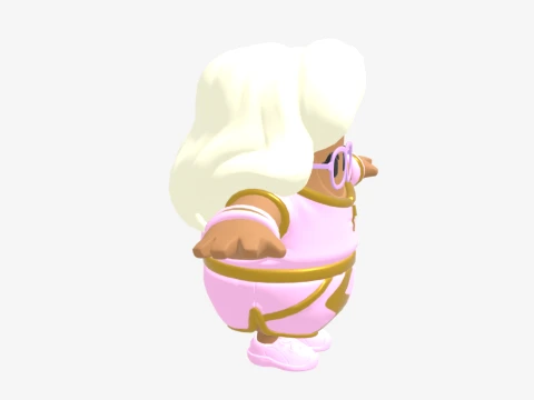 Heartseeker Aphrodite Fall Guy - Fortnite 3D Model
