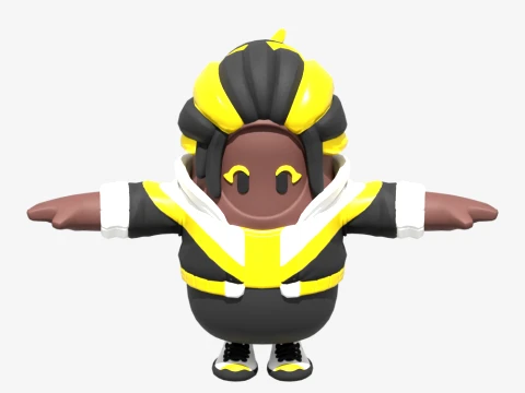 Ayida Fall Guy - Fortnite 3D Model