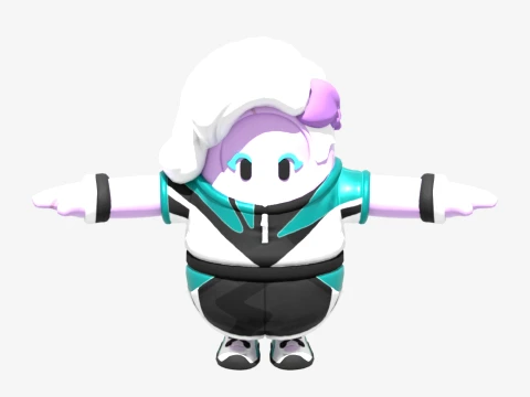 Dahlia Fall Guy - Fortnite 3D Model