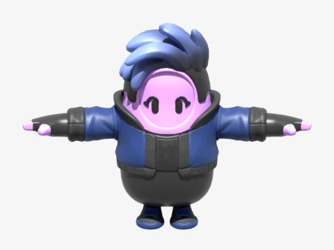 Midnight Thorn Fall Guy - Fortnite 3D Model