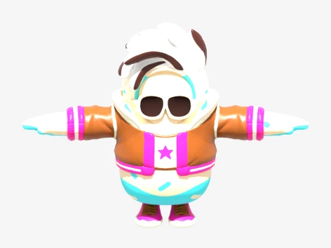 Lil Split Fall Guy - Fortnite 3D Model
