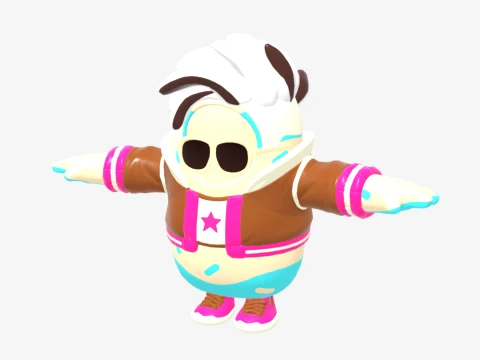 Lil Split Fall Guy - Fortnite 3D Model
