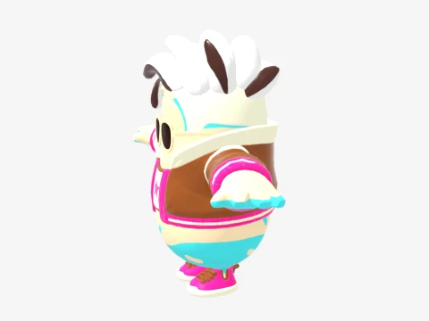 Lil Split Fall Guy - Fortnite 3D Model